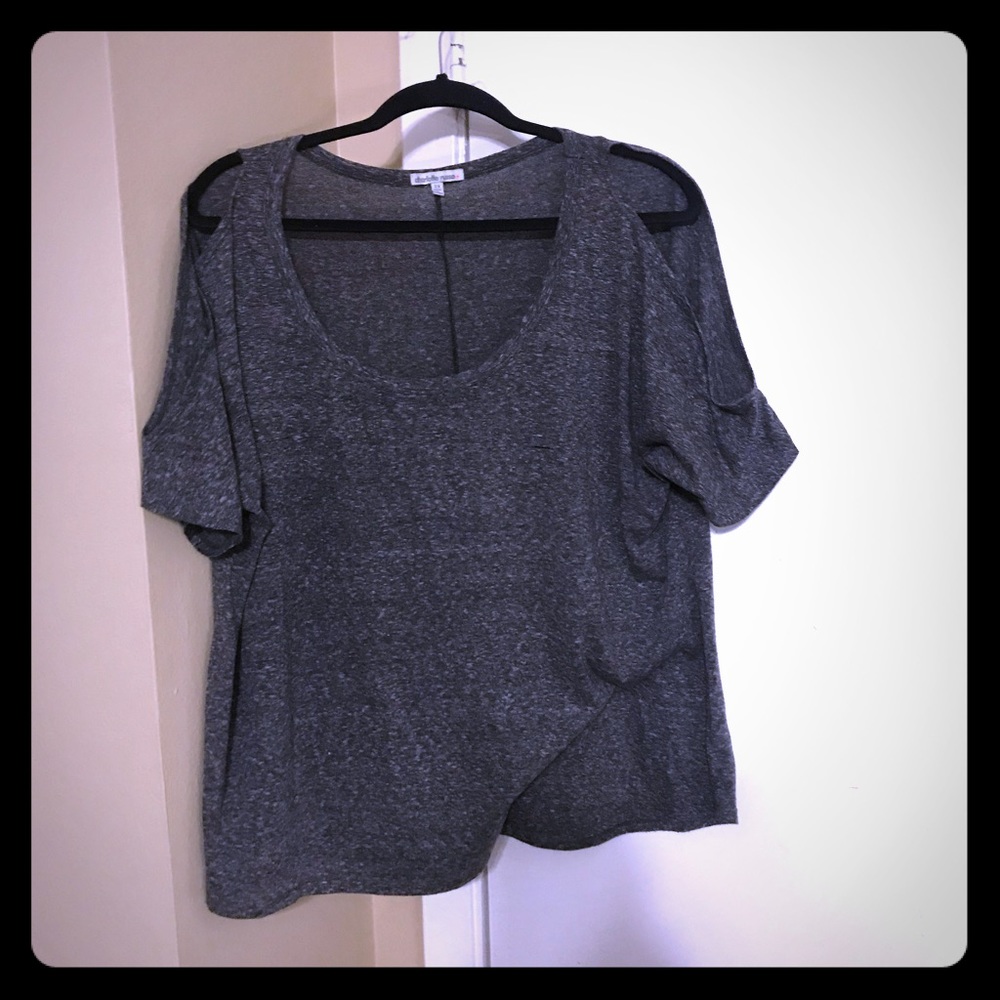 Gray shirt